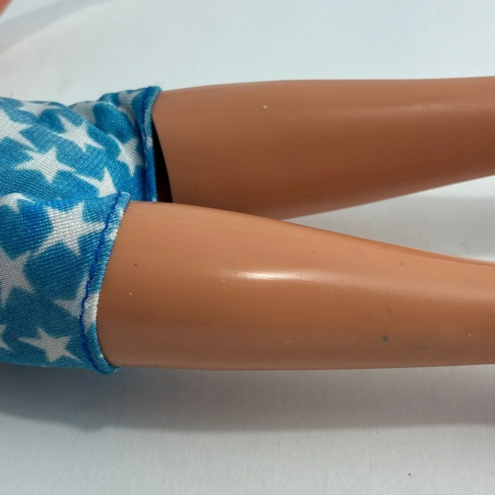 Vintage Barbie Wonder Woman Doll 2003 - Generation Girl Lara Face - Flaws